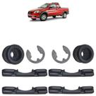 Kit Deslize Calço Reparo Banco Strada 1996 A 2015 8 Peças