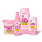 Kit Desmaia Cabelo Forever Liss Shampoo, Condicionador, Máscara e Leave-In 4 produtos