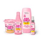 Kit Desmaia Cabelo Shampoo Condicionador Sérum e Máscara 350g