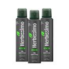 Kit Desodorante Aerosol Antitranspirante Herbíssimo Dark Silver 150Ml com 3 Unidades Kit Desodorante Aerosol Antitranspirante Herbíssimo Dark Silver 150Ml com 3 Unidades