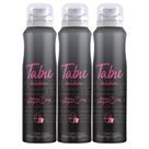 Kit Desodorante Aerosol Antitranspirante Tabu Baladeira 150ML com 3 Unidades