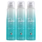 Kit Desodorante Aerosol Antitranspirante Tabu Livre 150Ml com 3 Unidades