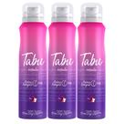 Kit Desodorante Aerosol Antitranspirante Tabu Ousada 150Ml com 3 Unidades