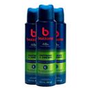 Kit Desodorante Aerosol Bozzano Antibac + Fresh 90g - 3 unidades Kit Desodorante Aerosol Bozzano Antibac + Fresh 90g - 3 unidades