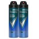 Kit Desodorante Aerosol Rexona Active Dry/Azul 150ml - 2 unidades