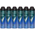 Kit Desodorante Aerosol Rexona Active Dry/Azul 150ml - 6 Unidades Kit Desodorante Aerosol Rexona Active Dry/Azul 150ml - 6 Unidades