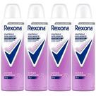 Kit Desodorante Aerosol Rexona Active Emotion 150ml - 4 Unidades