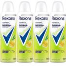 Kit Desodorante Aerosol Rexona Erva Doce Feminino 150ml - 4 Unidades