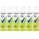 Kit Desodorante Aerosol Rexona Erva Doce Feminino 150ml - 6 Unidades
