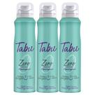 Kit Desodorante Aerosol Tabu Zero Alumínio 150Ml com 3 Unidades