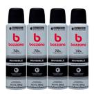 Kit Desodorante Aerossol Masculino Bozzano Invisible 150ml - 4 Unidades