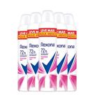 Kit Desodorante Antitranspirante Aerosol Rexona Powder Dry 72 horas 250ml - 5 Unidades