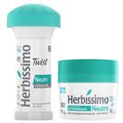 Kit Desodorante Creme Herbíssimo Neutro Twist 45g + Pote 55g - Dana