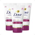 Kit Desodorante Creme Sérum Dove Antitranspirante Previne Escurecimento Com 3