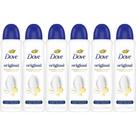 Kit Desodorante Dove Original Aerosol 150ml/89g - 6 Unidades