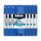 Kit Desodorante Gillette Clear Gel Cool Wave 82g - 6 Unidades