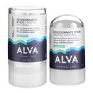 Kit Desodorante Natural Pedra Cristal 120g E 60g Alva