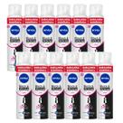 Kit Desodorante Nivea Aerosol Black White Clear 200ml C/12