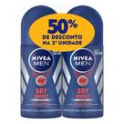 Kit Desodorante Roll-On Nivea Men Dry Impact 72h 2 Unidades 50ml Kit Desodorante Roll-On Nivea Men Dry Impact 72h 2 Unidades 50ml