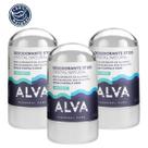 KIT Desodorante Stick Kristall Sensitive - Alva 60g 3 UNIDs