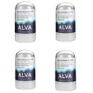 KIT Desodorante Stick Kristall Sensitive - Alva 60g 4 UNIDs