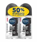 Kit Desodorantes Roll On Men Invisible for Black & Whiter 50ml 2Un