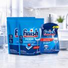 Kit Detergente Finish secante 250ml + 2 Finish Power Ball c/13 tablets Kit Detergente Finish secante 250ml + 2 Finish Power Ball c/13 tablets