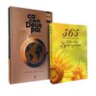 Kit Devocional Café com Deus Pai 2025 + 365 Mensagens Diárias com Charles Spurgeon Girassol