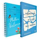 Kit Devocional Diário de Oração Mulher Virtuosa + Colocando a Vida em Ordem Deive Leonardo