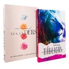 Kit Devocional Wonders 50 Mulheres 1 só Espírito + Minhas Anotações Bíblicas Leão Color