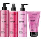 Kit Dia a Dia Labotrat Cereja Hidratante Esfoliante Sabonete Body Splash Pele Firme Hidratada