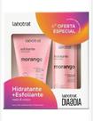 Kit dia a dia labrotat esfoliante+ hidratante morango