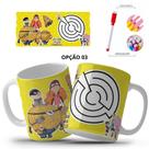 Kit Dia Das Crianças Caneca Plástico e Caneta C/ Apagador