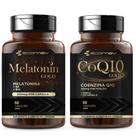 (Kit Dia e Noite) Coenzima Q10 + Vit E Zinco + Melat B6 B12 120Cáps
