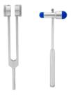 Kit Diapasão Médico 128 Hz + Martelo De Reflexo Buck