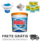 Kit Dicloro HidroAll 10 Kg + Clorador + 5 Pastilhas 200Gr