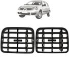 Kit Difusor Ar Central Renault Clio 2000 01 02 A 2016 Cinza