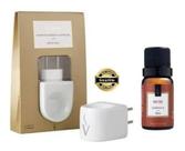 Kit Difusor Aromatizador Eletrico de Porcela Via Aroma Com Essencia 10ml Original