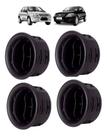 Kit Difusor De Ar Central Lateral Com Suporte Celta Preto