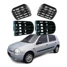 Kit Difusor De Ar Lateral E Central Renault Clio Sedan 00