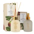 Kit Difusor de Perfumes 200ml e Home Spray Figo Ambarado Arabesc 200ml Lenvie Parfums