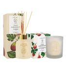 Kit Difusor de Perfumes 200ml e Vela Perfumada 210g Lenvie Figo Ambarado Arabesc Frutal Kit Difusor de Perfumes 200ml e Vela Perfumada 210g Lenvie Figo Ambarado Arabesc Frutal