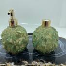 "Kit Difusor e Saboneteira Cristal Quartzo Verde - 500ML"
