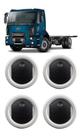 Kit Difusor Grade Tela Saída De Ar Ford Cargo 2010/.. Prata Kit Difusor Grade Tela Saída De Ar Ford Cargo 2010/.. Prata