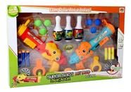 Kit Dino 2 Em 1 Super Shot Lançador DmT6767 - Dm Toys
