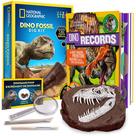 Kit Dino Fossil Dig e livro de dinossauros para crianças National Geographic
