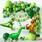 Kit Dinosaur Balloon Garland Arch, 119 unidades em ouro verde