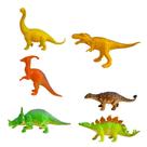 Kit Dinossauro Em Miniatura Com 6 Peças Jr Toys