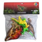 Kit Dinossauros de Plástico c/ 6 Peças JR Toys