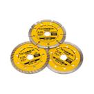 Kit Disco de Corte Diamantado Liso , Turbo e Segmentado 3 Peças - Hammer